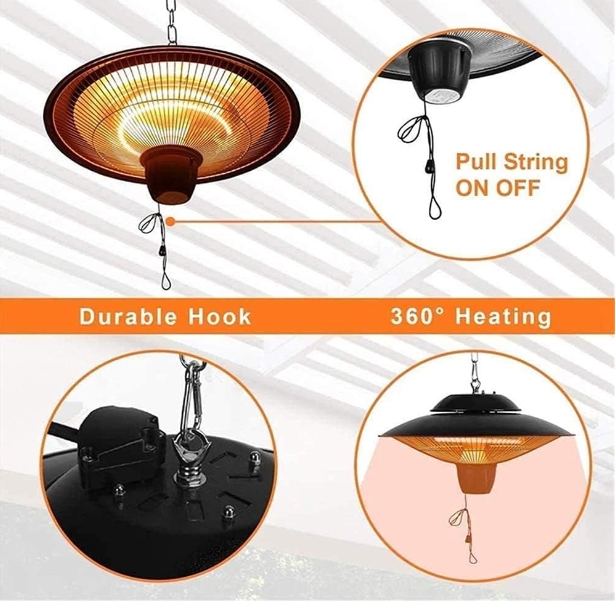 Commercial patio heater